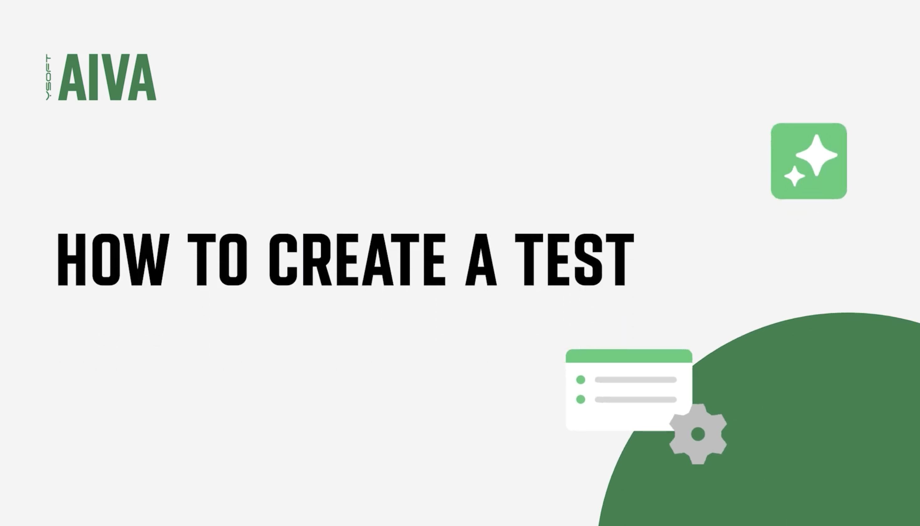 AIVA - How to Create a Test