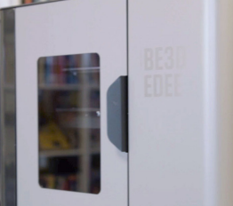 Two Be3D printers at Gand Videregaende Skole