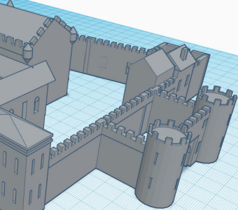 Methodist Ladies College building model