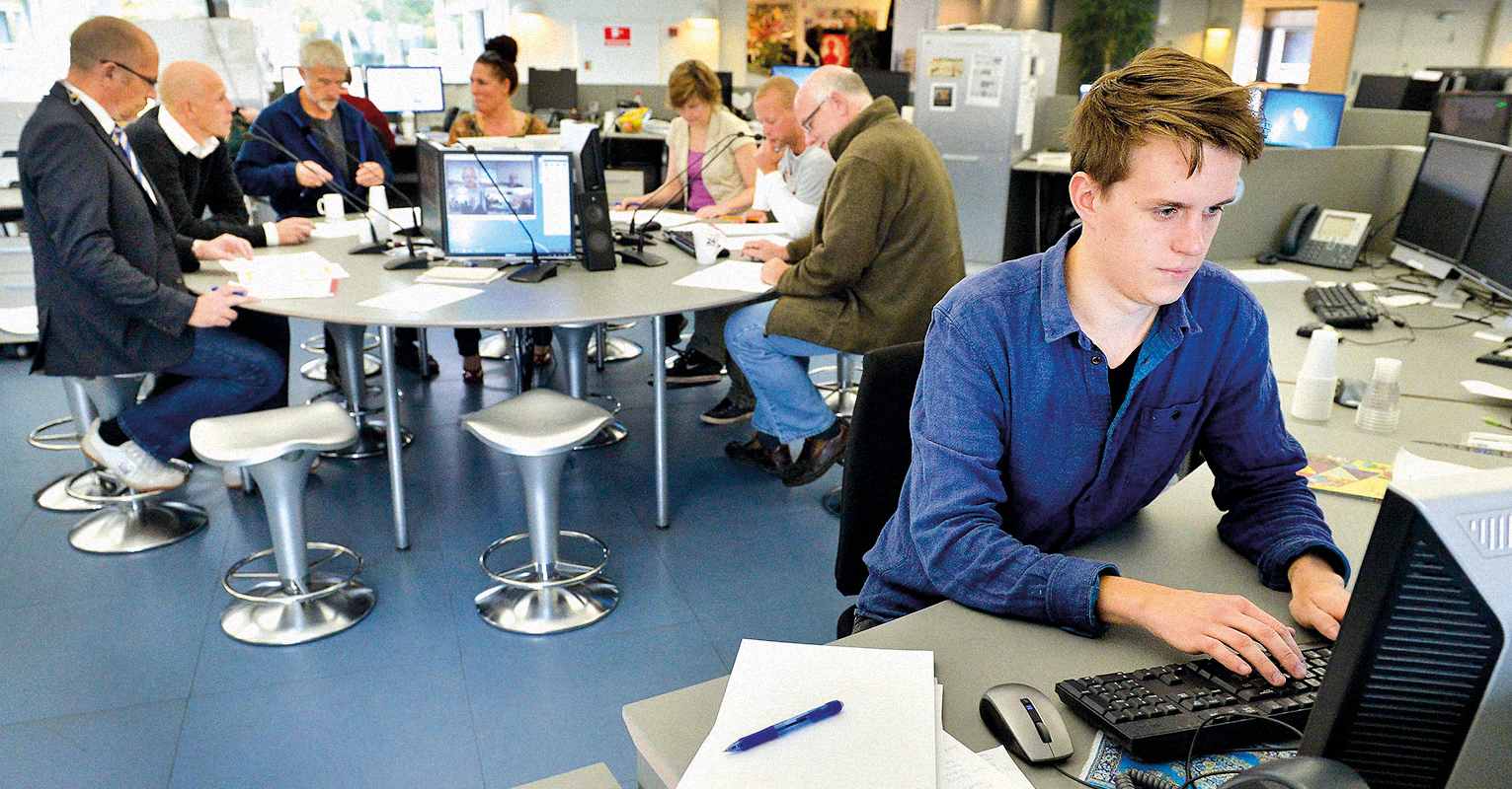 Nordjyske Medier case study, office image